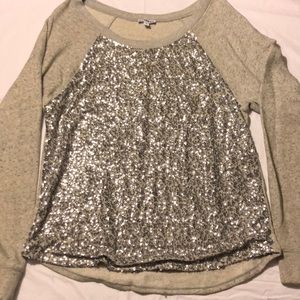 Express Sequin Sweatshirt